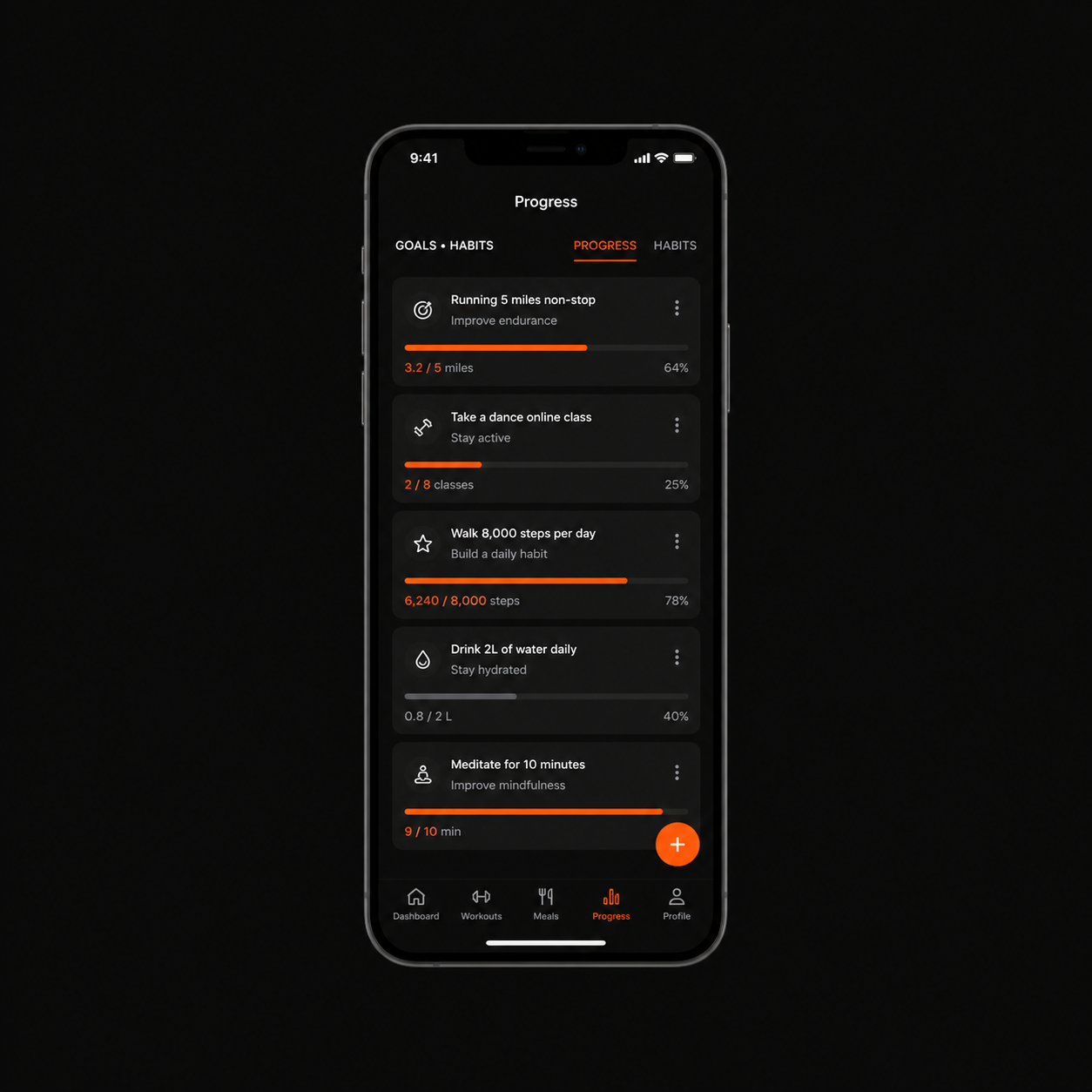 Progress tracking